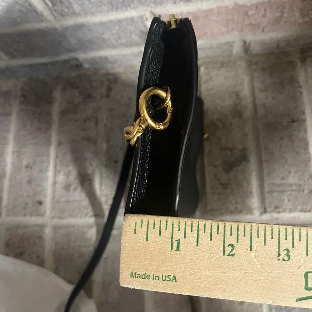 Tory Burch Black Crossbody Bag with Gold Logo - Picture 14 of 14
